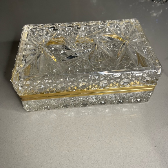 Other - CZECHOSLOVAKIAN CRYSTAL TRINKET BOX